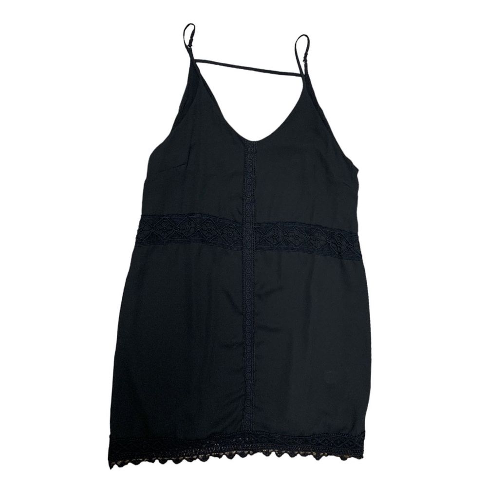 ASTR The Label, Black Sheer Mini Dress, Large, Used